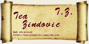 Tea Zindović vizit kartica